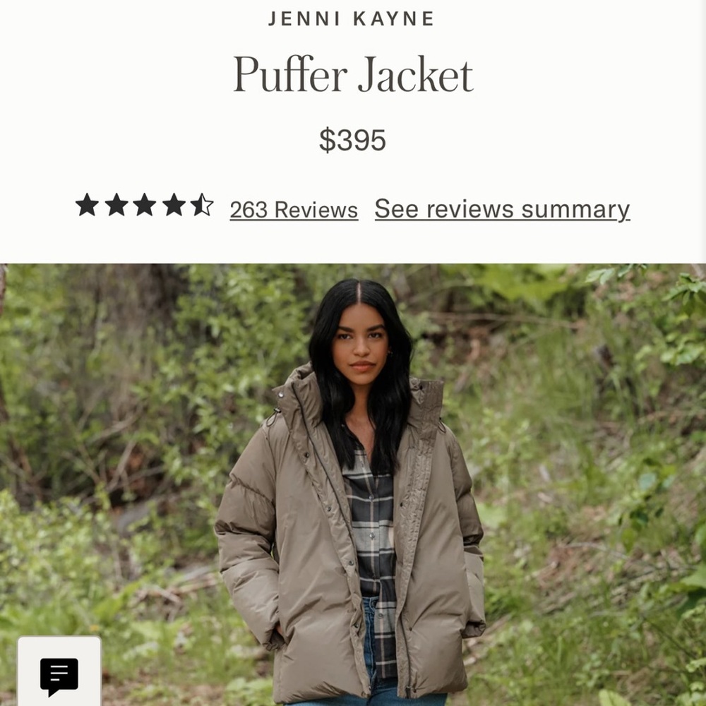 Jenni Kayne Taupe Puffer Jacket
